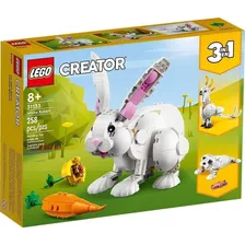 Lego Set De Construccion Creator 3en1 Conejo Blanco 31133 258 Piezas En Caja