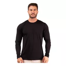 Camisa Masculina Termica Camiseta Manga Longa Comprida Uv