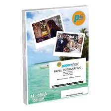 Papel Fotográfico Paquete X100 Hojas A4 180gr Inkjet