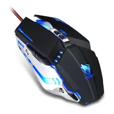 Mouse Gamer Usb Rgb 3200 Dpi Ajustable V-7 T-wolf