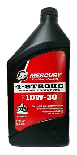 Aceite Mercury 4t 10w30 1 Litro Original