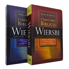 Biblia Comentário Bíblico Wiersbe 2volumes Antigo E Novo Testamento