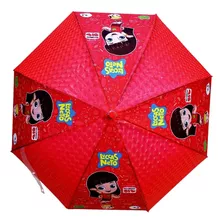 Guarda Chuva Infantil Gi Neto Luccas Neto Com Apito Vermelho