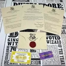 Carta De Aceitação Hogwarts Personalizada Lite Harry Potter