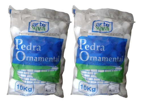 Pedras Brancas Grande Leve 2 Saco 10kg N4 Promoção Envio Já