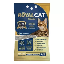 Royal Cat Arena Gato 5kg Talco Bebe Antibacterial Sin Polvo