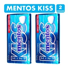 Mentos Kiss, Sabor Menta - Sin Azúcar (pack De 2 Unidades).