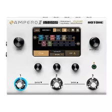 Pedal De Efeito Hotone Ampero Ii Stomp Mp-300 Branco