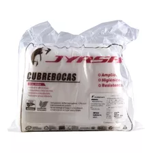 Cubrebocas Blanco Jyrsa Doble Capa Paquete C/150