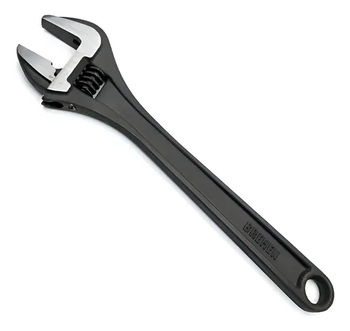 Llave Francesa Bremen 15  Profesional Ajustable 6635 Dgm Negro