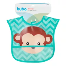 Babador Macaquinho Com Bolso Impermeável 15368 - Buba