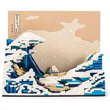 Conjuntos De Bloques Miniatura De Surf Kanagawa Japones...