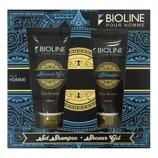 Set Gel De Ducha + Shampoo Bioline Pour Homme 