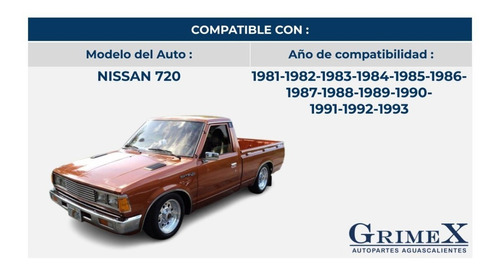 Espejo Nissan 720 1981-81-82-84-87-88-90-91-92-1993-93 Cromo Foto 3