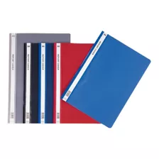 Carpeta Presentacion A4 Base Opaca Tapa Transparente Packx10 Color Azul