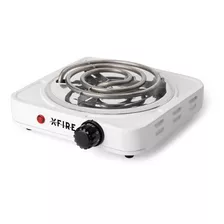 Fogareiro Elétrico Cooktop Camping Xfire 1 Boca 1000 Watts Cor Branco 220v