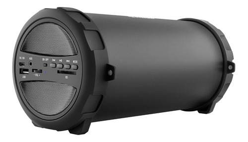 Bocina Steren Boc-857 Portátil Con Bluetooth Negra