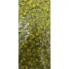 100 Dijes Amarillos Carita Feliz Plástico. Oferta!