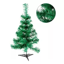 Árvore De Natal 60cm Com 50 Galhos Verde Tradicional Festas