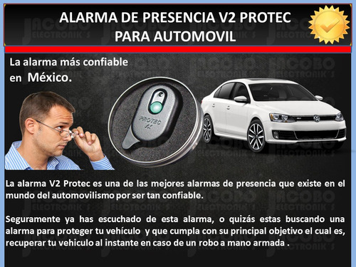 Alarma De Presencia V2 Protec Security Automovil Antirrobo Foto 3