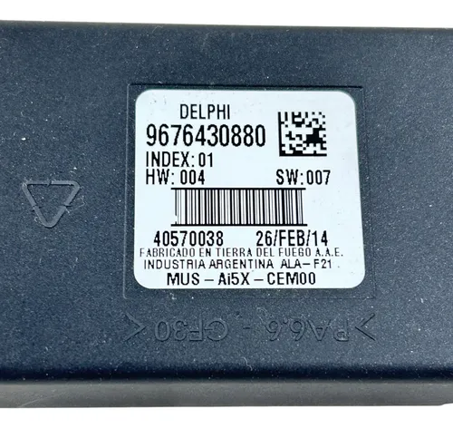 Módulo Alarme Citroen C4 Lounge 2014 À 2019 9676430880 3