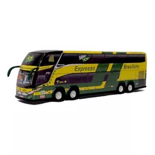 Miniatura Ônibus Expresso Brasileiro G7 4 Eixos 30cm