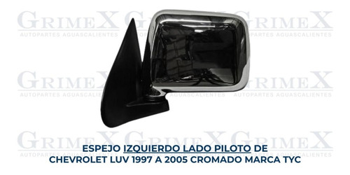Espejo Chevrolet Luv 1997-97-98-99-00-01-02-03-04-2005-05 Cr Foto 10