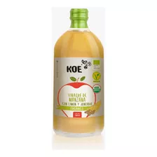 Vinagre De Manzana Orgánico Jengibre Y Limón 500 Ml - Koe
