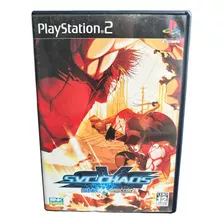 Jogo Ps2 - Svc Chaos Snk Vs Capcom - Original Japonês Snk