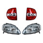 Paq 2 Calaveras + 4 Faros Crossfox 2011/2015 Depo