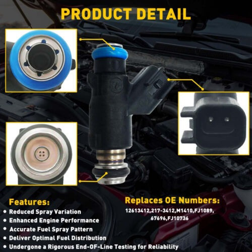 8x Fuel Injector For Chevrolet Silverado 2500hd 3500hd 20 Mb Foto 5