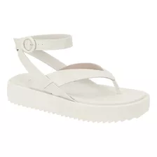 Sandália Feminina Flatform Salto Confortável Moleca 5489105