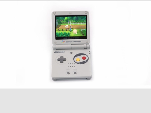 Ips Game Boy Sp 1 Monitor De Alto Brilho Backlight Sem Corte