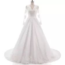 Vestido De Noiva Com Anágua Barato Casamento Lindo 'cód.58'