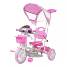 Triciclo Motoca Bicicleta Infantil Passeio Pedal Empurrador