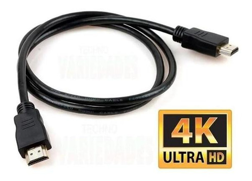 Cable Hdmi 1.8 Metros De Largo 4k Para Tv Y Pc