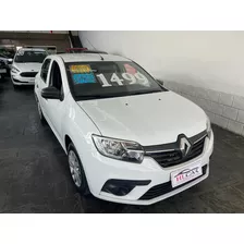 Renault Logan 1.0 Carro Sedan Parcelamento Financiamento Sem