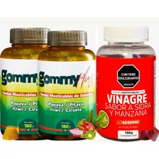 2 Gommy Plus+vinagre De Manzana - Unidad a $485