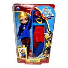 Boneca Menina Supergirl 2 Em 1 Dc Super Hero Girls Original
