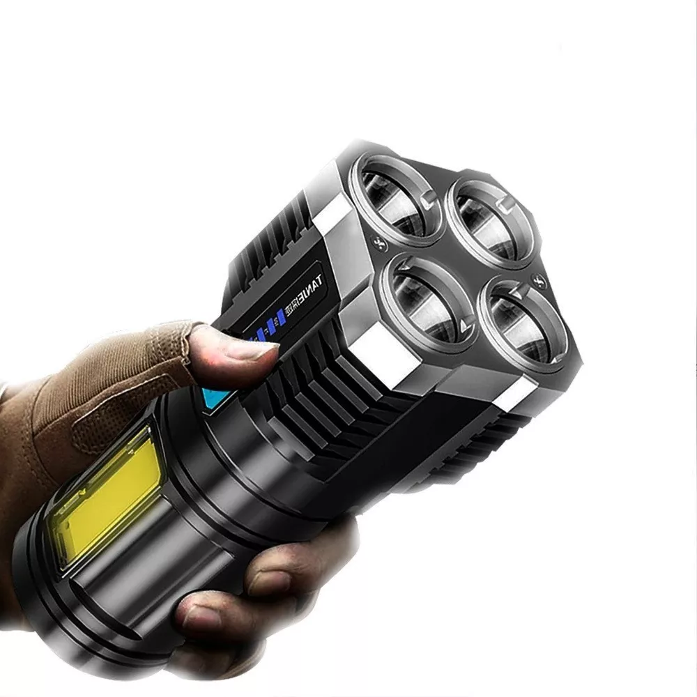Lanterna Potente Led Recarregavel Ultra Iluminação Com Strob