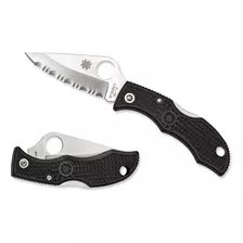 Spyderco Ladybug 3 Lbks3 Aserrada Negra Acero Vg-10 Japon