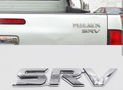 Emblema Srv Logo Pick Up Toyota Hilux 2016-2023 Foto 2