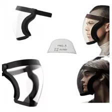 12 Filtro Algodão+2mascara De Proteção Facial Anti Embaçante