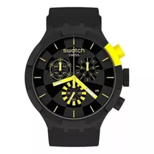 Reloj Swatch Sb02b403 Originals Checkpoint Pulso Silicona