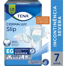 Fraldas Para Adultos Descartáveis Tena Dermacare Slip Eg X 7 U