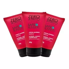 Kit C/3unidades Creme Protetor Safe Runners Zero Atrito 60 G