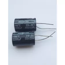 Capacitor Electrolítico 2200uf 25v Zr +85° Hec