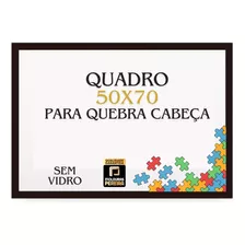 Moldura Quadro Quebra Cabeça Grow Puzzle 1000 Peças 50x70 Cm