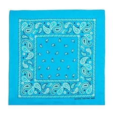 Lym 12pcs Bandanas 100% Algodon Paisley Print Head Wrap Bufa