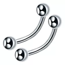 Piercing Ceja Bananita Piercing Helix Cono Bolita Acero Quir